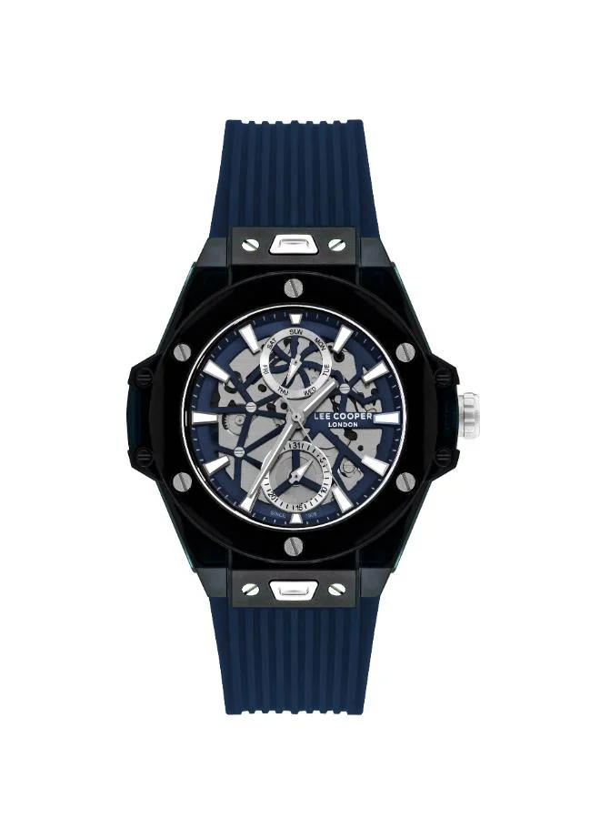 لي كوبر Men's Silicone Multi Function Watch LC07975.399 - 44 mm
