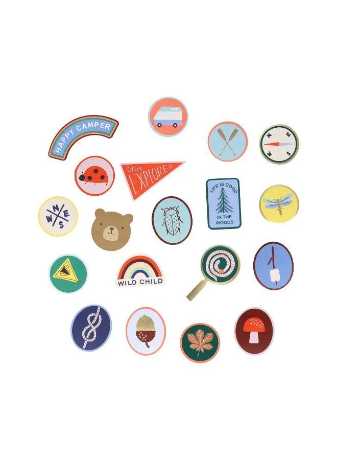 Meri Meri  Outdoor Adventures Shaped Stickers  | Best Price UAE