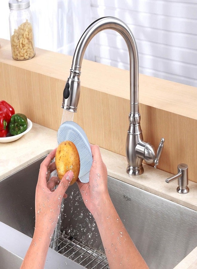 ZORGONS Vegetable Brush Vegetable Scrubber for Food - Vegetable Cleaner Potato Scrubber Brush Veggie Brush Vegetable Scrubber Potato Brush Veggie Scrubber - Image 5