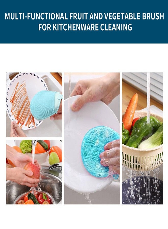 ZORGONS Vegetable Brush Vegetable Scrubber for Food - Vegetable Cleaner Potato Scrubber Brush Veggie Brush Vegetable Scrubber Potato Brush Veggie Scrubber - Image 4