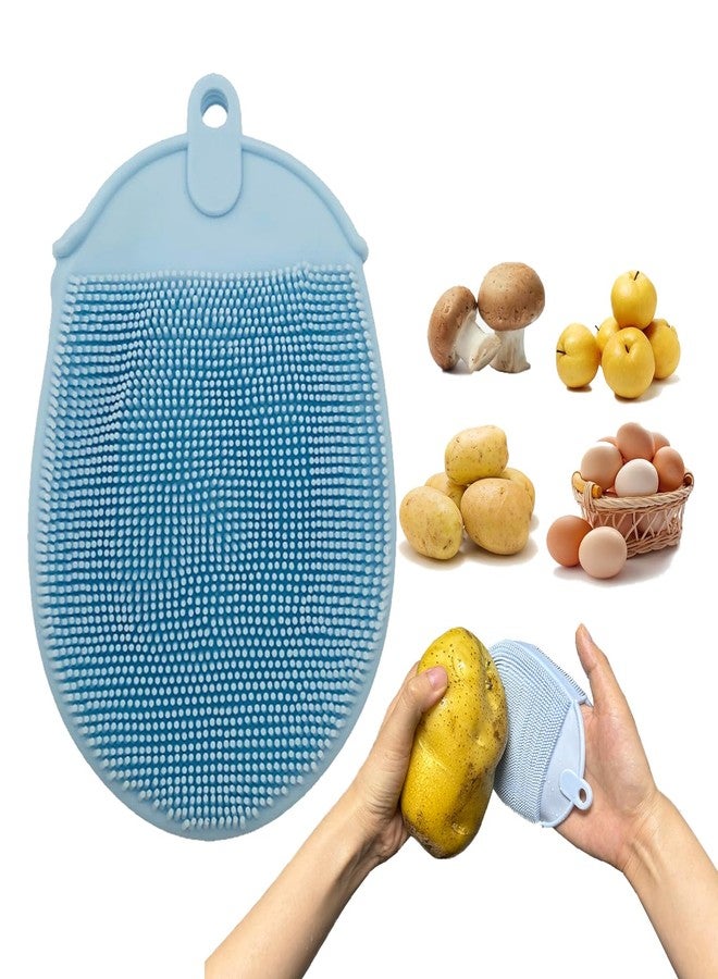 ZORGONS Vegetable Brush Vegetable Scrubber for Food - Vegetable Cleaner Potato Scrubber Brush Veggie Brush Vegetable Scrubber Potato Brush Veggie Scrubber - Image 1
