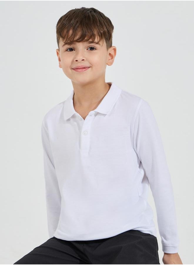 Solid Polo T-Shirt with Full Sleeves - pzsku/Z22D9EEBE3550F79FDB21Z/45/_/1728492402/e198f6e4-f9bb-470a-a5d2-5ae4f967e0db