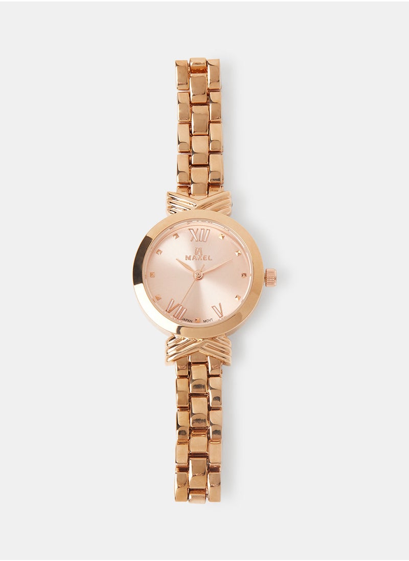 Maxel - Women's Quartz Classic Fashion Analog Wrist Watch MX489 - 28mm - Image 1