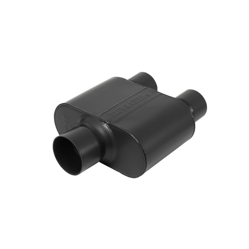 Flowmaster Super 10 Series Chambered Muffler 300 Center In 300 Center Out RaceInspired Sound 409 Stainless Steel Ideal for Muscle Cars LS Swaps Drag Cars OffRoad Build 843015