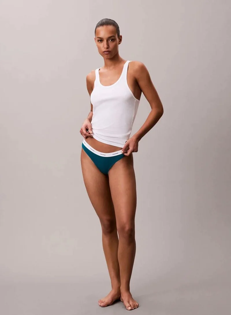 كالفن كلاين سروال داخلي ثونج من تشكيلة Cotton Stretch Rib