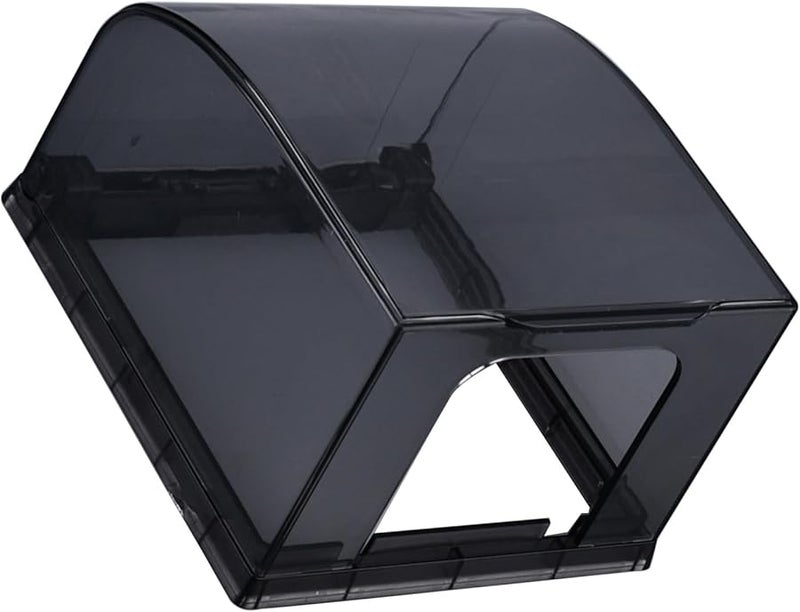Black Weatherproof Outlet Covers 86 Type Waterproof Plugs for Bathroom Switches Socket Panel Box - Image 1