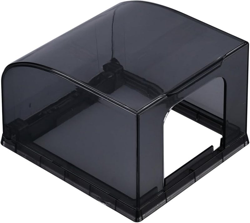 Black Weatherproof Outlet Covers 86 Type Waterproof Plugs for Bathroom Switches Socket Panel Box - Image 4