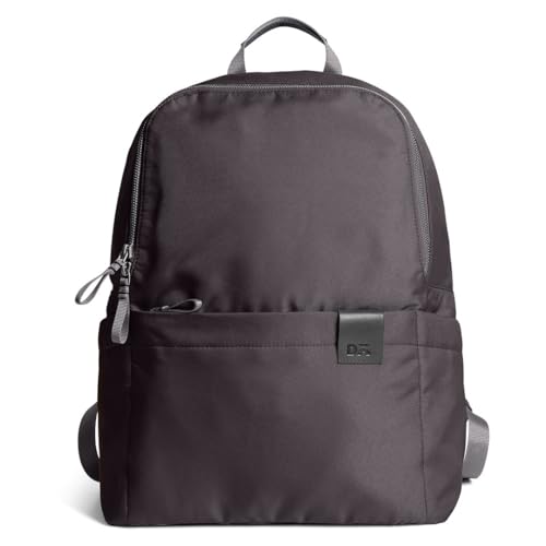 DailyObjects PET Laptop Shoulder Bag for Everyday Use| 100% Recycled | Travel/Office/College Bag | Backpack (19L) With Padded Compartment for Upto 14" | Adjustable Straps & Zipper closure - Grey - Image 1