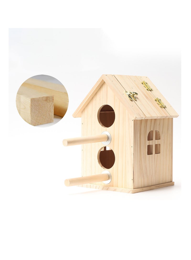 Generic Birds wooden house dual nest  - Image 2