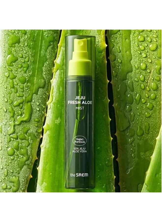 The Saem Jeju Fresh Aloe Mist Vegan Formula 120ml - Image 3