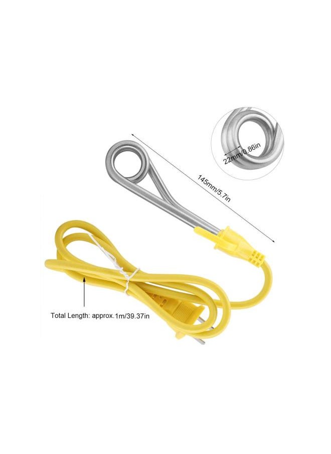 Generic - Portable Water Heater, Immersion Water Heater, Immersion Heater, Heater Element 220V 600W Portable Reheater Travel Kit Great for Heating Boiling Chocolate Coffee Tea Drinking Water - Image 1