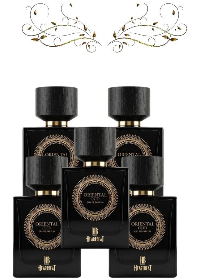 Heartbeat 5 Pieces Oriental Oud Perfume 100ML - Image 1