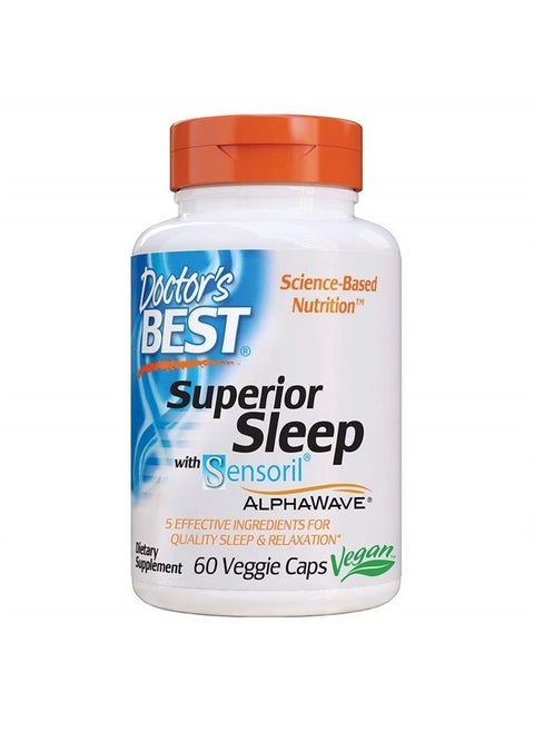 Superior Sleep with Sensoril 60 Veggie Caps