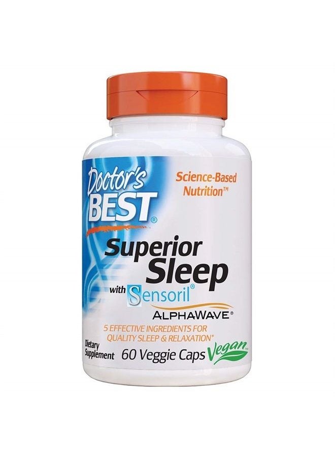 Superior Sleep with Sensoril 60 Veggie Caps