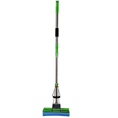 DR MALL PVA Sponge Absorber Quick Cleaning Mop with Squeezing Technology Adjustable Handle Kitchen Bathroom Cleaner Standard Size - Image 3