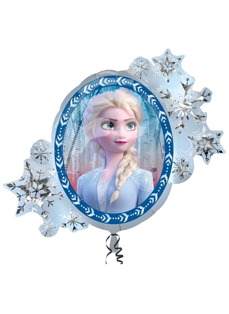 Riethmüller Frozen Elsa and Anna Character Foil Balloon 66x76cm - Image 2