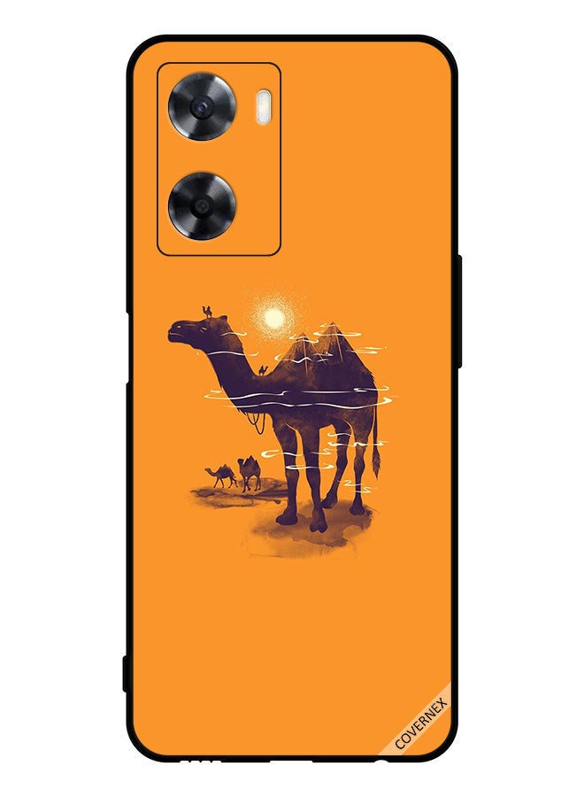 Covernex Protective Case Cover For Oppo A77 4G Camels & Sun Art - Image 1