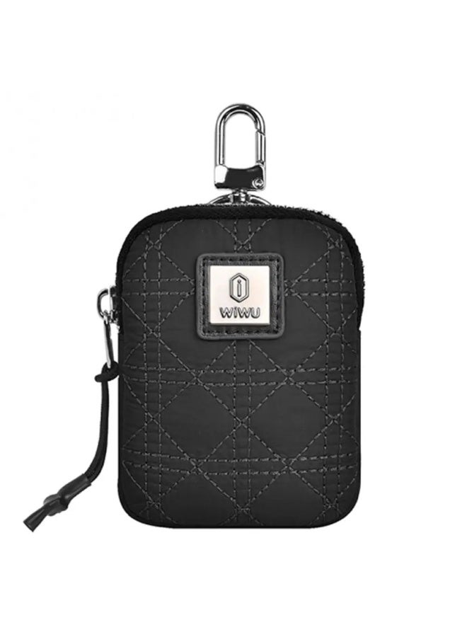 دبليو اي دبليو يو WiWU Q-Pouch حقيبة تنظيم اكسسوارات للسفر لون أسود - Image 3