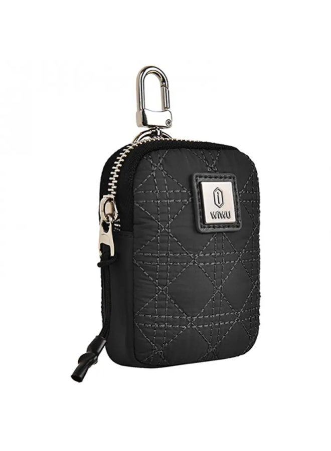 دبليو اي دبليو يو WiWU Q-Pouch حقيبة تنظيم اكسسوارات للسفر لون أسود - Image 2