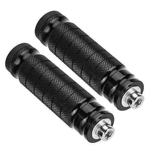 KIMISS Motorcycle Universal 8mm Foot Pegs,1 Pair CNC Aluminum Motorbike Rear Footrests Non-slip Foot Rest Pegs Pedals - Image 2