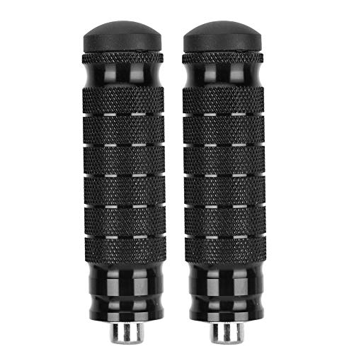 KIMISS Motorcycle Universal 8mm Foot Pegs,1 Pair CNC Aluminum Motorbike Rear Footrests Non-slip Foot Rest Pegs Pedals - Image 1