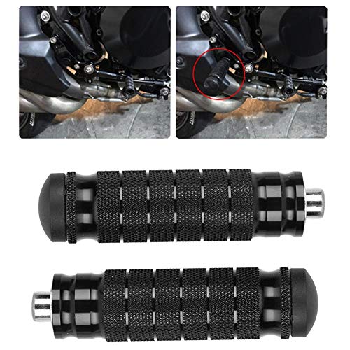 KIMISS Motorcycle Universal 8mm Foot Pegs,1 Pair CNC Aluminum Motorbike Rear Footrests Non-slip Foot Rest Pegs Pedals - Image 4