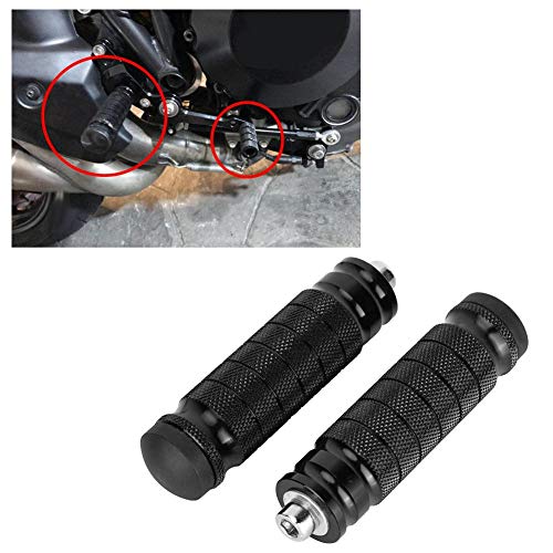 KIMISS Motorcycle Universal 8mm Foot Pegs,1 Pair CNC Aluminum Motorbike Rear Footrests Non-slip Foot Rest Pegs Pedals - Image 3
