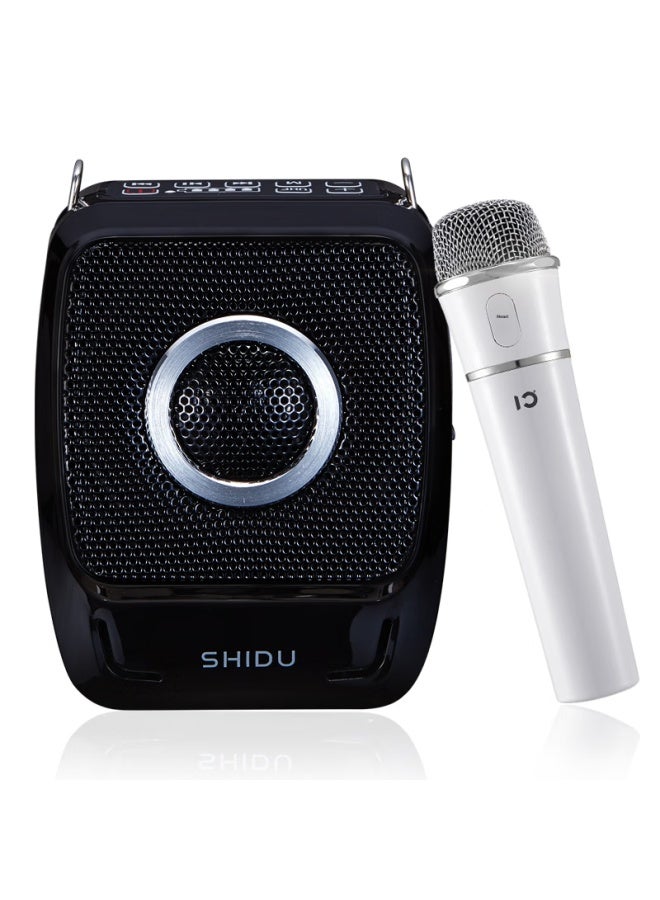 SHIDU S92 Mini Megaphone, Teacher's Classroom Amplifier, Loud Volume, Outdoor Loudspeaker, Long Battery Life, Anti-howling, Public Address System, Single Wireless Microphone - Image 1