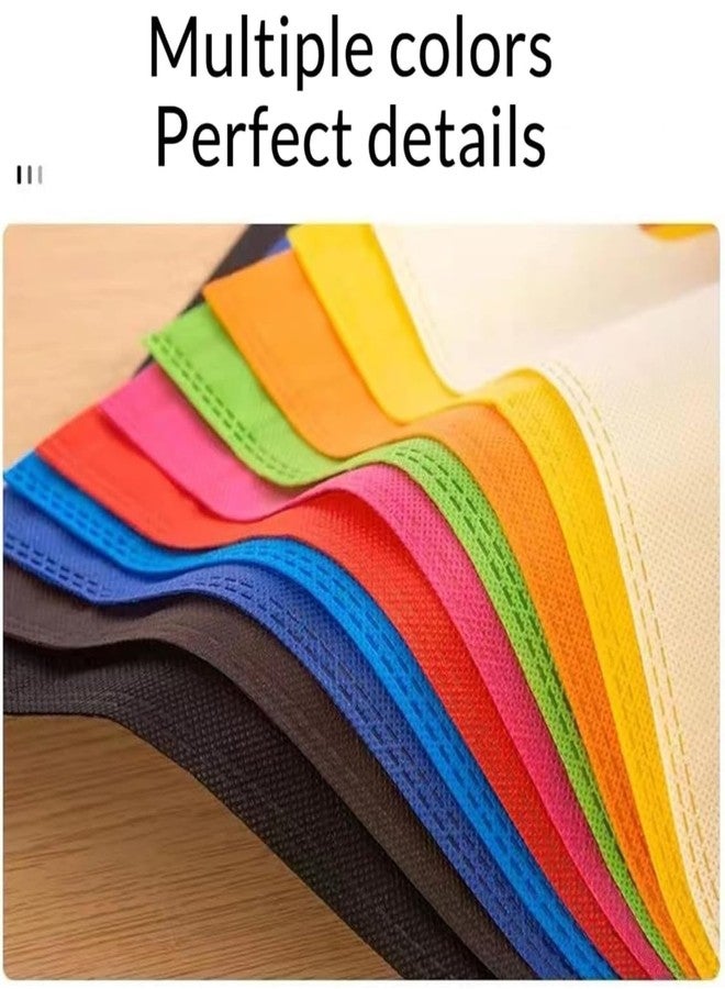 Funiverse Leofi Bulk 50 Pack Mega 15" x 16" Cutout Handle Tote Assortment - Ideal Grocery Shopping, Treat, Trade Shows, Gift or Everyday Bags - Image 4