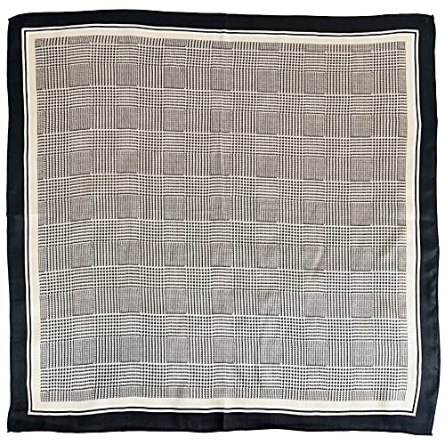 FONYVE 100% Mulberry Silk Scarfs for Women - Lightweight Square Satin Head Scarf - Small Silk Hair Scarf for Sleeping 21" x 21" - Image 2