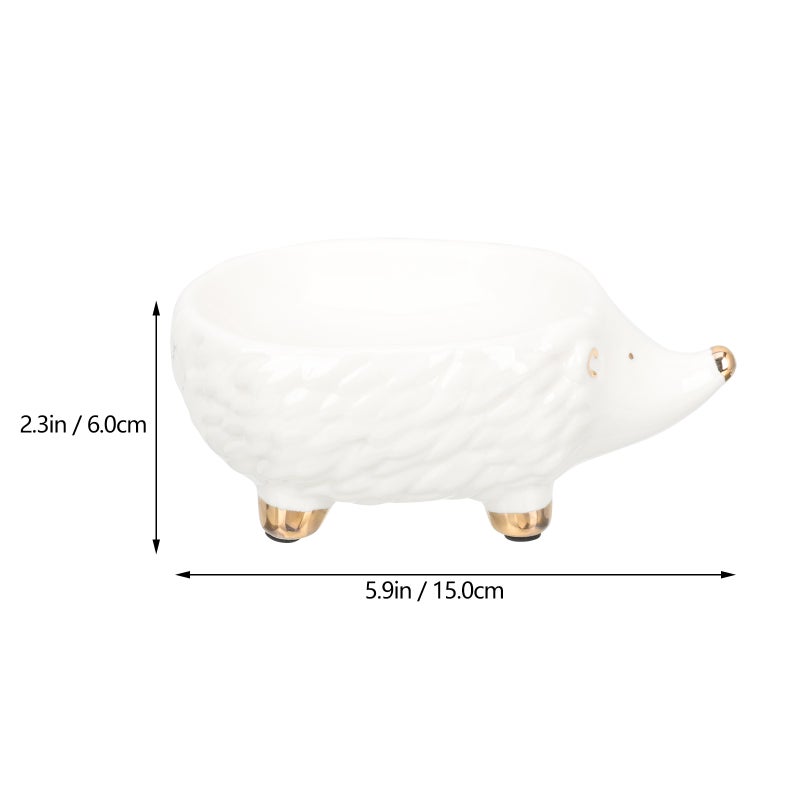 Cartoon Animal's Soap Bracket Ceramic Draining Soap Box Ceramic Adornment - Image 2