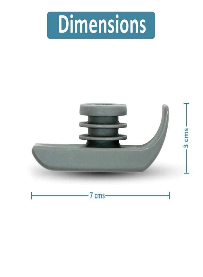 KosmoCare Carpet Gliders For Walker To Be Used Along With Wheels - 1 Pair |Walker Accessories|, Grey - Image 3