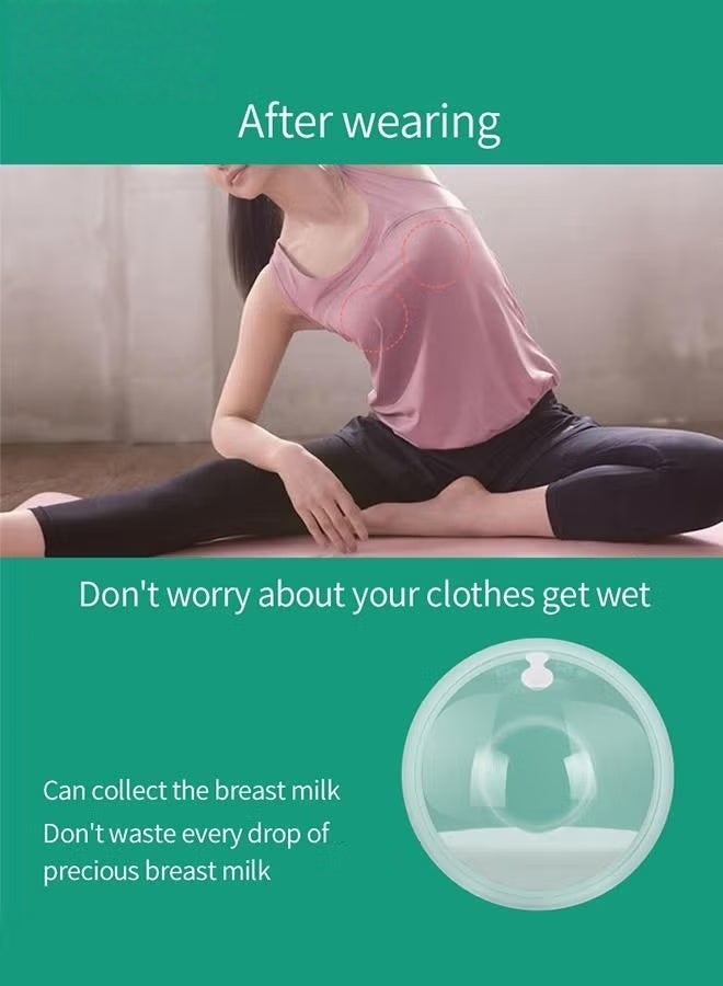 HOOKOR Silicone Shell & Milk Collection Catcher for Breastfeeding Relief (2 in 1) Protect Cracked, Sore, Engorged Nipples While Nursing or Pumping During The Day - Image 4