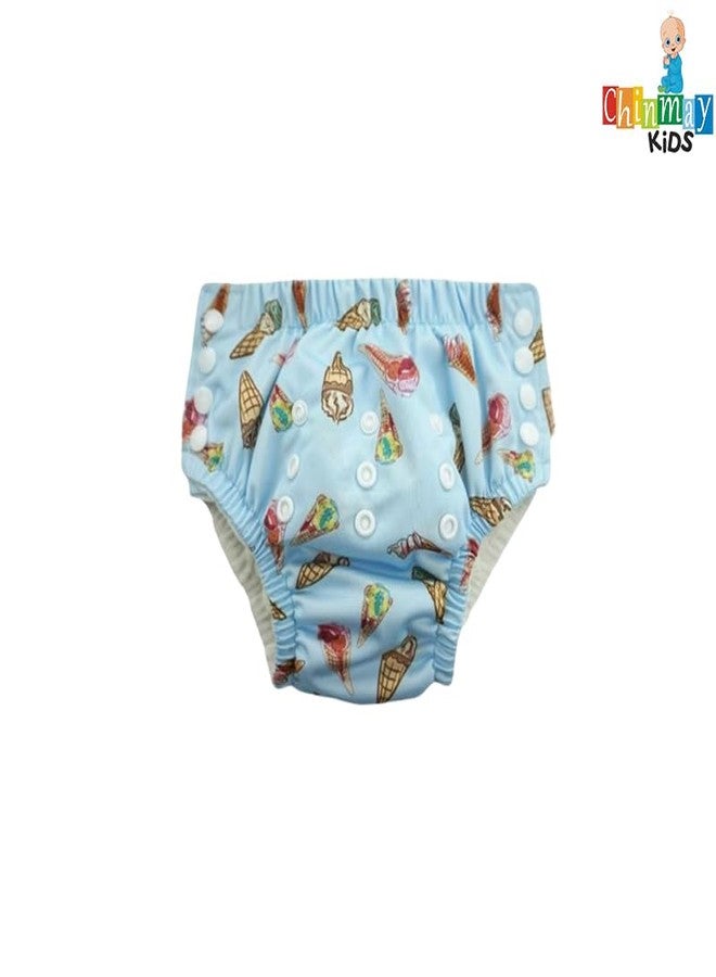 Crawl'in Reusable Swim Diaper Pants – Pack of 2 Soft, Adjustable, and Leak-Proof Unisex Swimming Pool Wear for Infant Boys and Girls| Color | 110 - Image 2