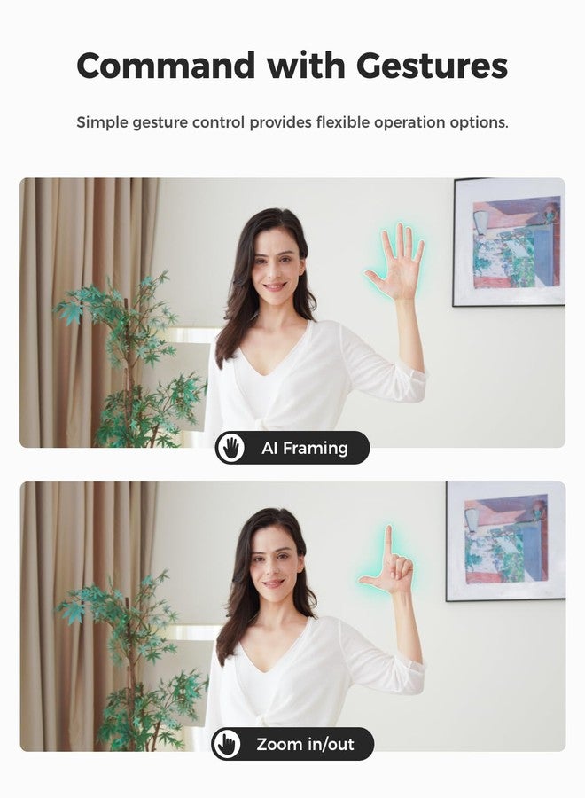 OBSBOT Meet SE 1080P 100FPS Webcam for PC, USB Webcam with AI Tracking, Microphone, Tripod, Staggered HDR, Beauty Mode, Plug & Play Streaming Camera for Laptop/Desktop, Conferences, Grey - Image 4