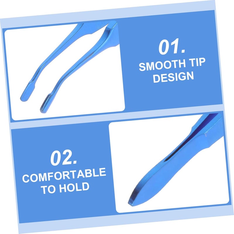 Beauty Tweezers for Women Eyelid Compressor Metal Meibomian Gland Forceps Lash Tweezers Eye Massage Tool Smooth Edges - Image 4
