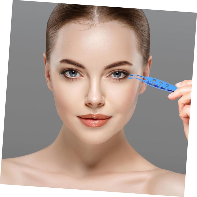 Beauty Tweezers for Women Eyelid Compressor Metal Meibomian Gland Forceps Lash Tweezers Eye Massage Tool Smooth Edges - Image 3