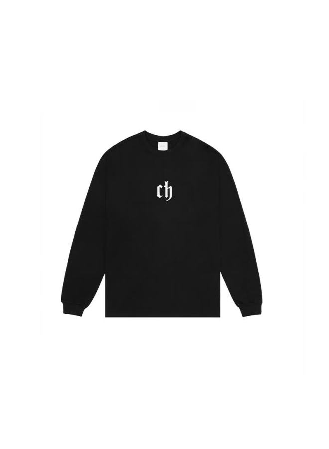 Chinism Men's Long-sleeve T-shirt, Spring Heavyweight Pure Cotton Round Neck Undershirt, Casual Loose Lightweight Breathable Base Layer Tee - Image 4