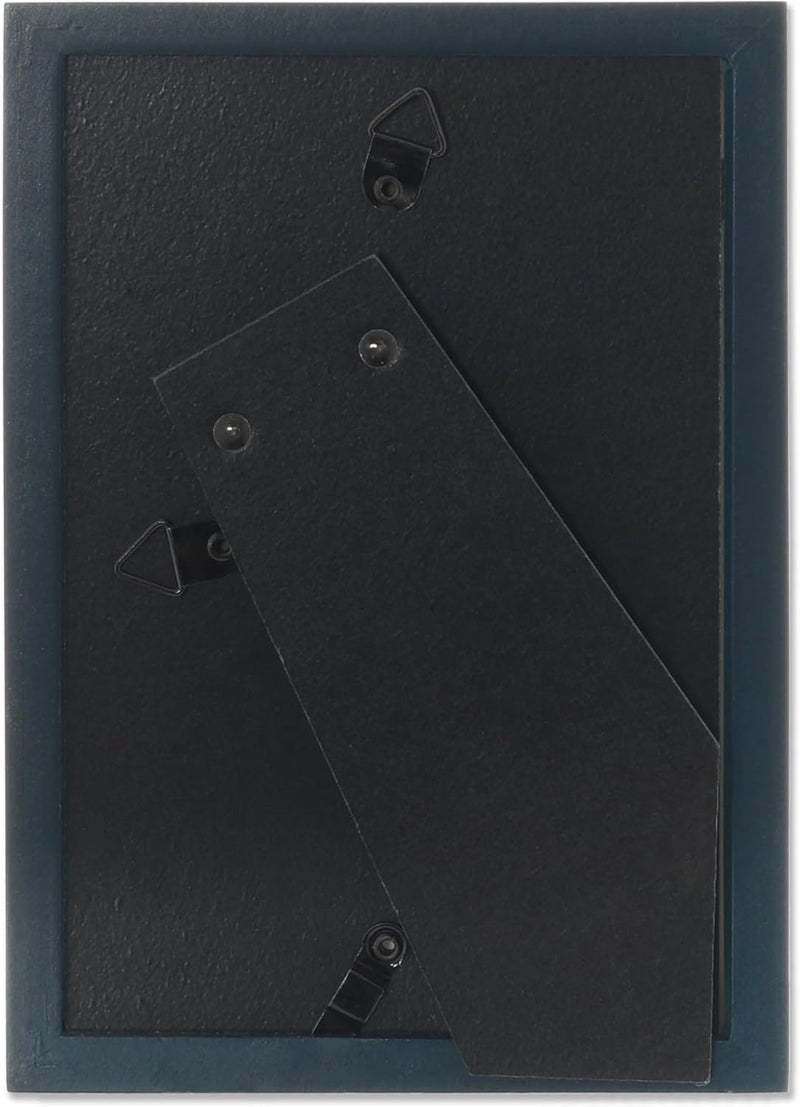 Lawrence Frames Blue Wood Picture Frame, Gallery Collection, 4x6-Inch - Image 4