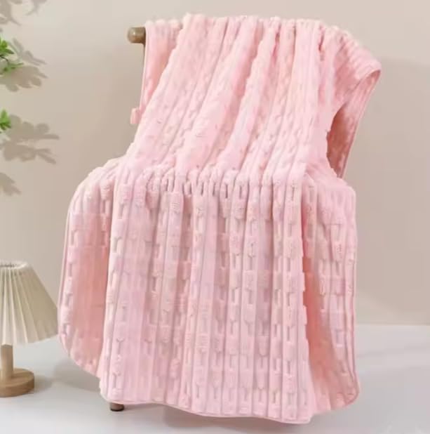 Home-Cloud HomeCloud Luxury CottonMicrofiber Pack of of 2 Towel Set 400 GSM with Hanging Loop Super Soft Highly Absorbent and Ultra Fast Dry Bath Towel 142 70 FaceHand Towel 70 35 cm Pink - Image 2