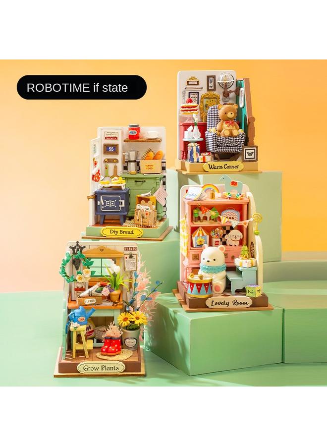 الأزرق جي دبليو إذا جئت إلى المنزل الصغير بين بوصة مربعة من كوخ DIY - Image 2