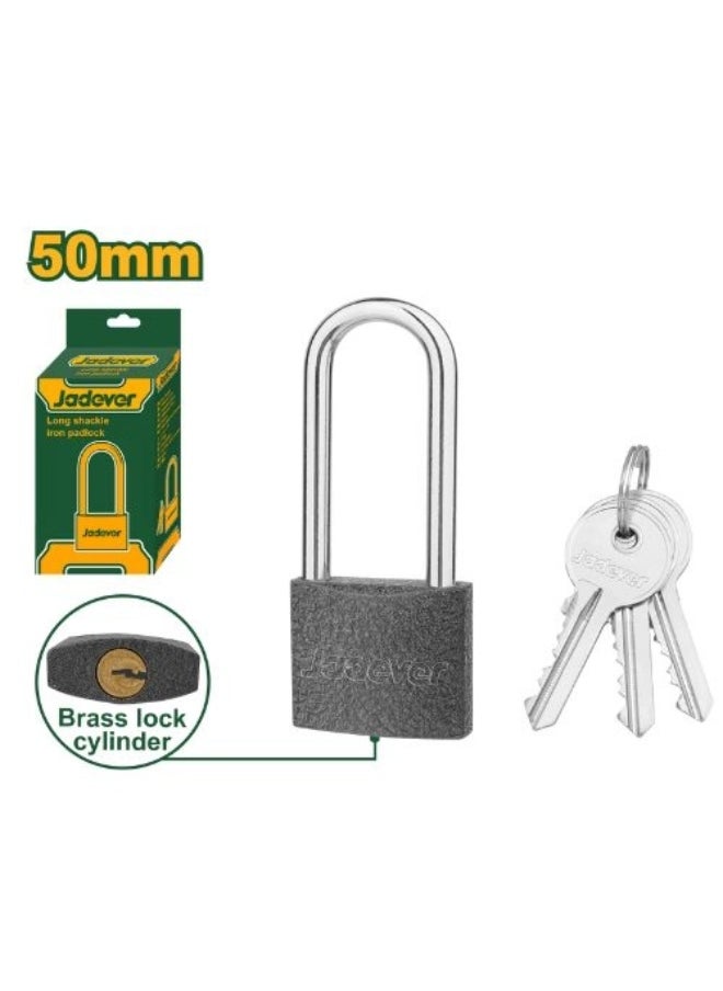 Jadever jadever Long shackle
iron padlock JDPD5550L 