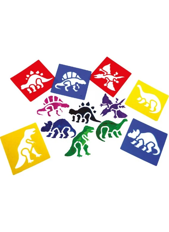 Anthony Peters Dinosaur Print Template - 6 Pieces