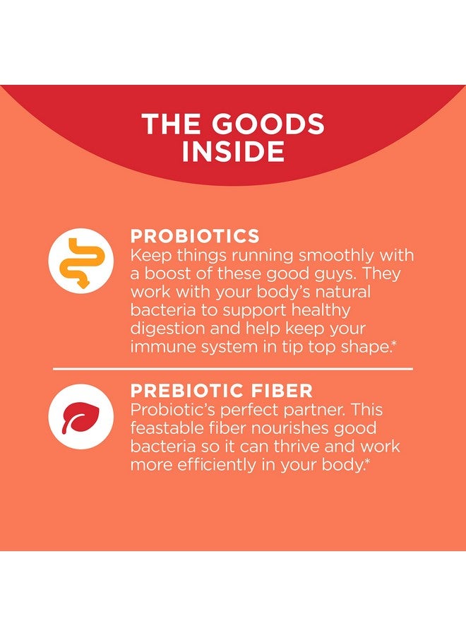 OLLY مكمل غذائي قابل للمضغ للبالغين من الرجال والنساء، يحتوي على ألياف 500 مليون وحدة تشكيل مستعمرة CFU، بنكهة الخوخ، 30 حبة، لدعم الهضم وصحة الأمعاء - Image 3