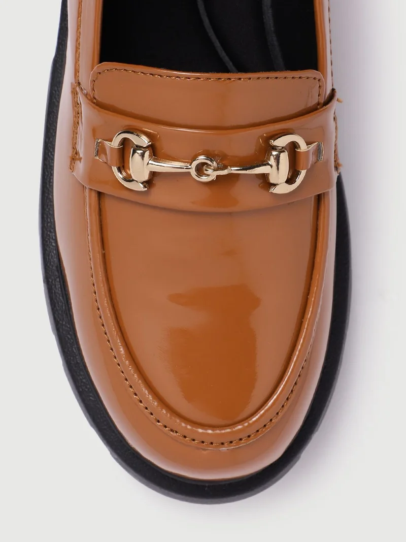 ZORIWORLD ZWLOAMOMTAN Moment Tan Loafers for Women - Embellished Loafers for Women | Best Price UAE