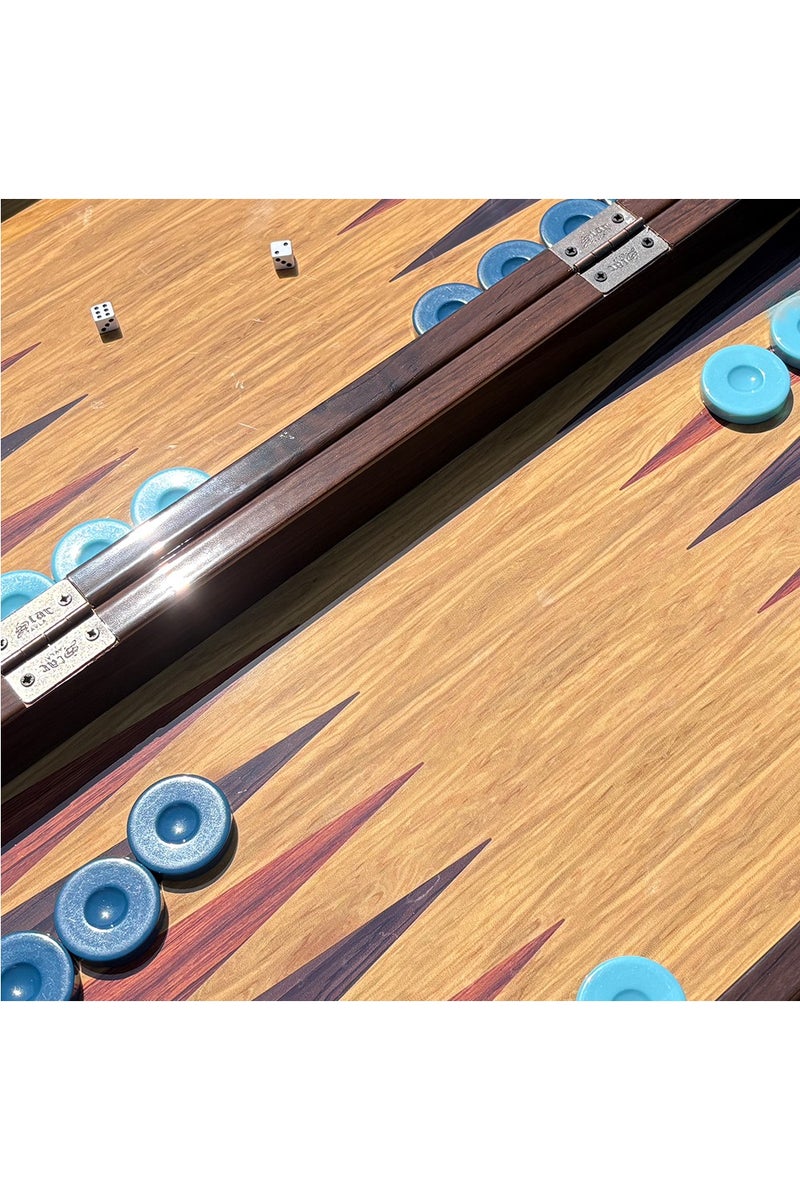 Biggdesign Backgammon Set with Dice and Checkers, MDF Body, Magnetic Lock, Durable Gloss Finish, Scratch-Proof Surface, Board Games for Gift – Made in Turkey - Image 4