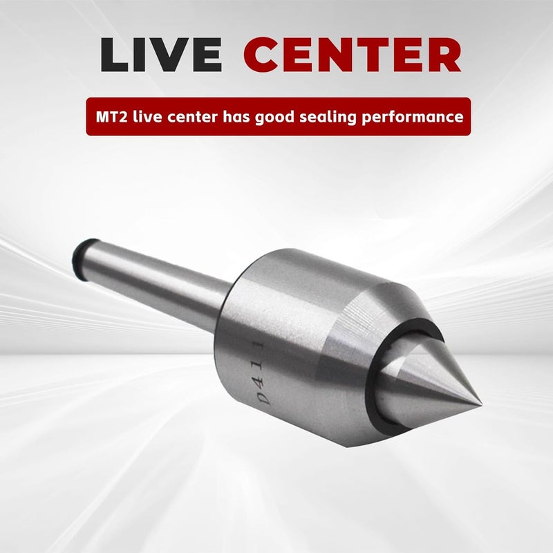 findmall MT1 Medium Duty Live Center 60 Degree Live Tailstock Center Fit for CNC Lathes, Ordinary Manual Lathes and High-Speed Lathes - Image 5