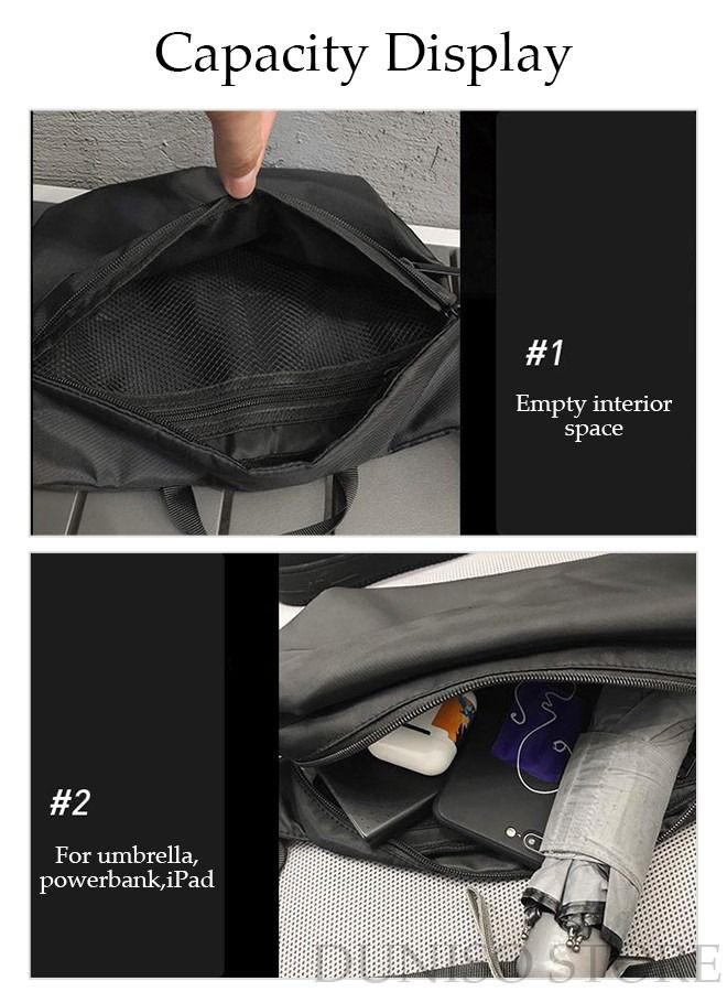 DUNISO Compact Sling Bag for Men and Women Waterproof Crossbody Bag Multipurpose Chest Shoulder Bag with Buckle Everyday Carry Bag for Travel Work Sports - Image 5