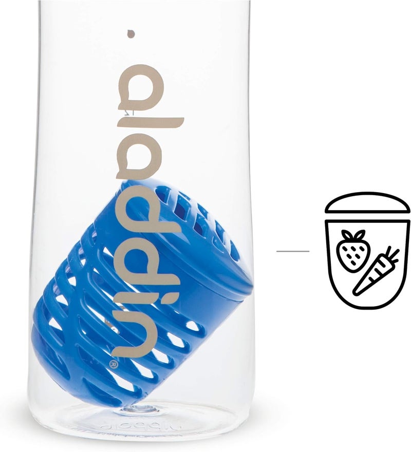 Aladdin Infuse Water Bottle 0.7L Blue - Removable Infusion with Two-Way Leakproof Lid - Image 5