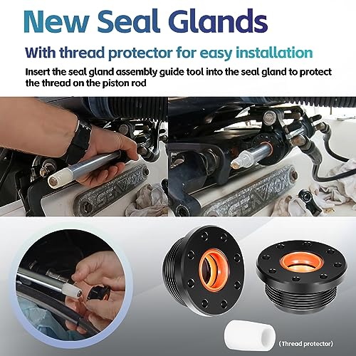 Sunluway HC5345 Seal Kit for SeaStar Hydraulic Steering Cylinder Seal Kit with Pin Wrench HS5157 fits HC5340, HC5342, HC5343, HC5344, HC5345, HC5346, HC6754, HC6755 Pivot/Front Mount Cylinders - Image 5